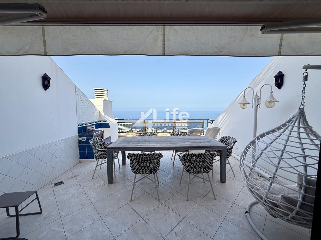 Terrace of Flat for sale in Santiago del Teide  with Terrace, Furnished and Community pool