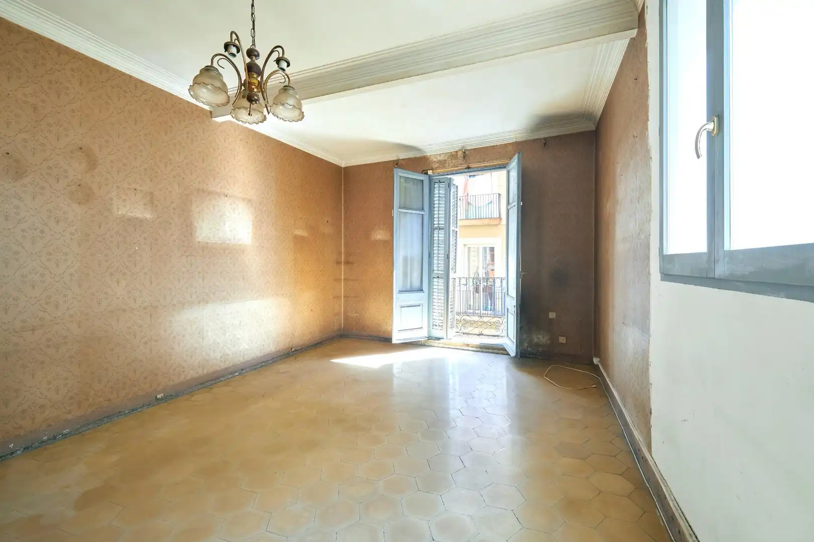 Sala de estar de Piso en venta en Barcelona con Balcón y Alarma