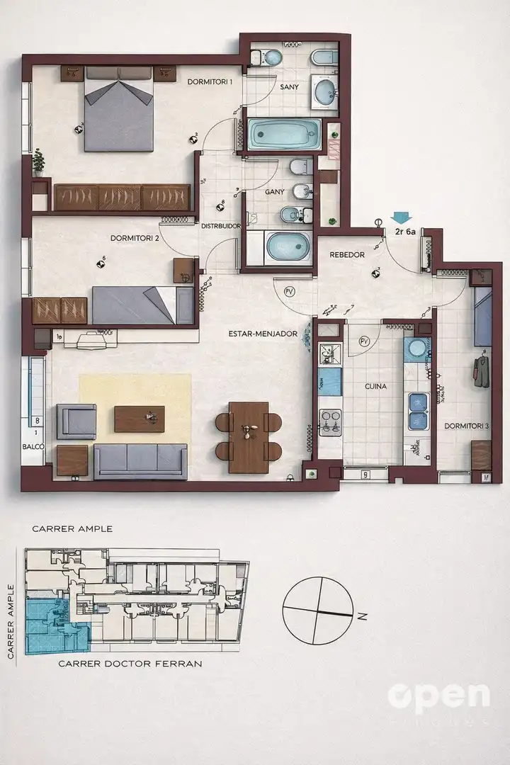 Piso con ascensor en venta en Doctor Ferran, imagen 40