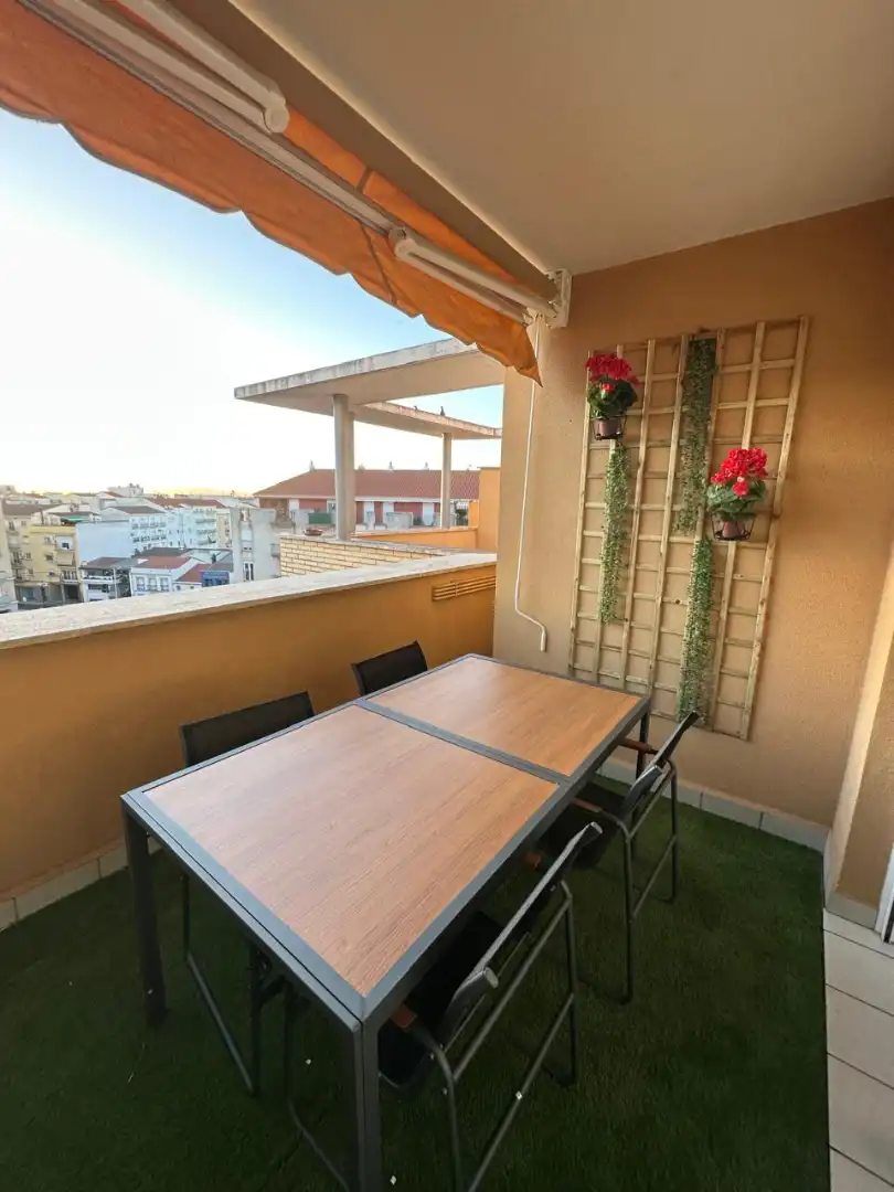 Terraza de Ático de alquiler en Don Benito con Aire acondicionado, Calefacción y Parquet