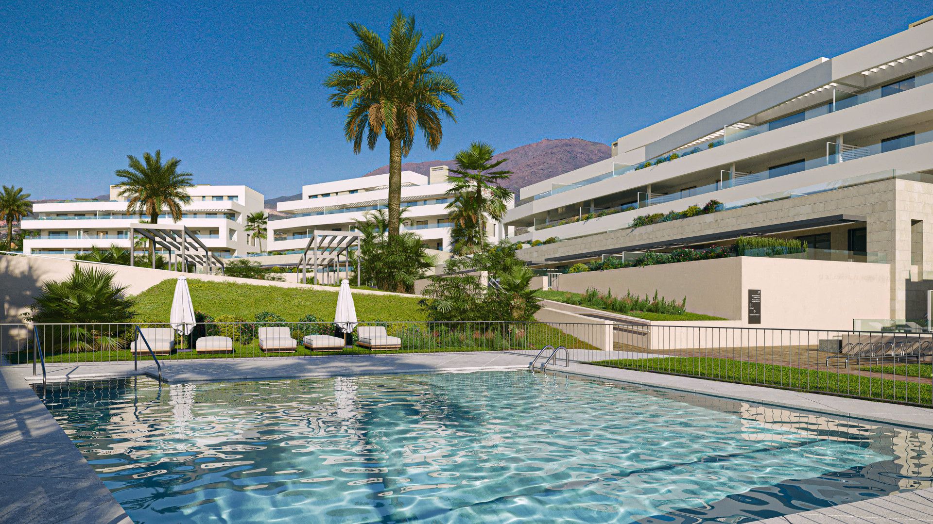 Jardí de Àtic en venda en Estepona amb Aire condicionat, Terrassa i Piscina