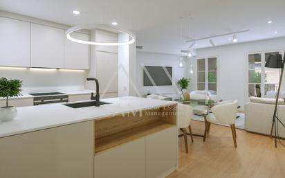 Kitchen of Flat for sale in  Barcelona Capital  with Air Conditioner, Heating and Terrace