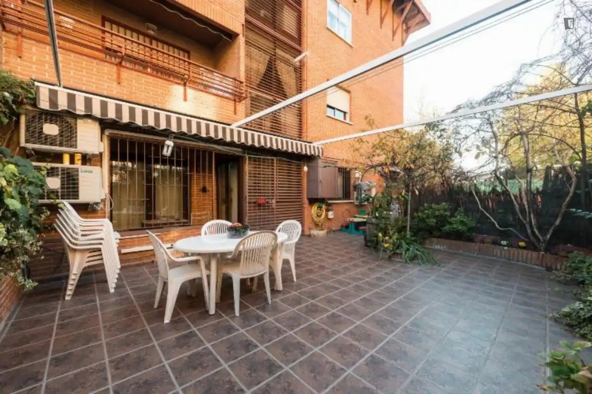 Terrace of Apartments for rent in Madrid  with Air Conditioner, Heating and Furnished