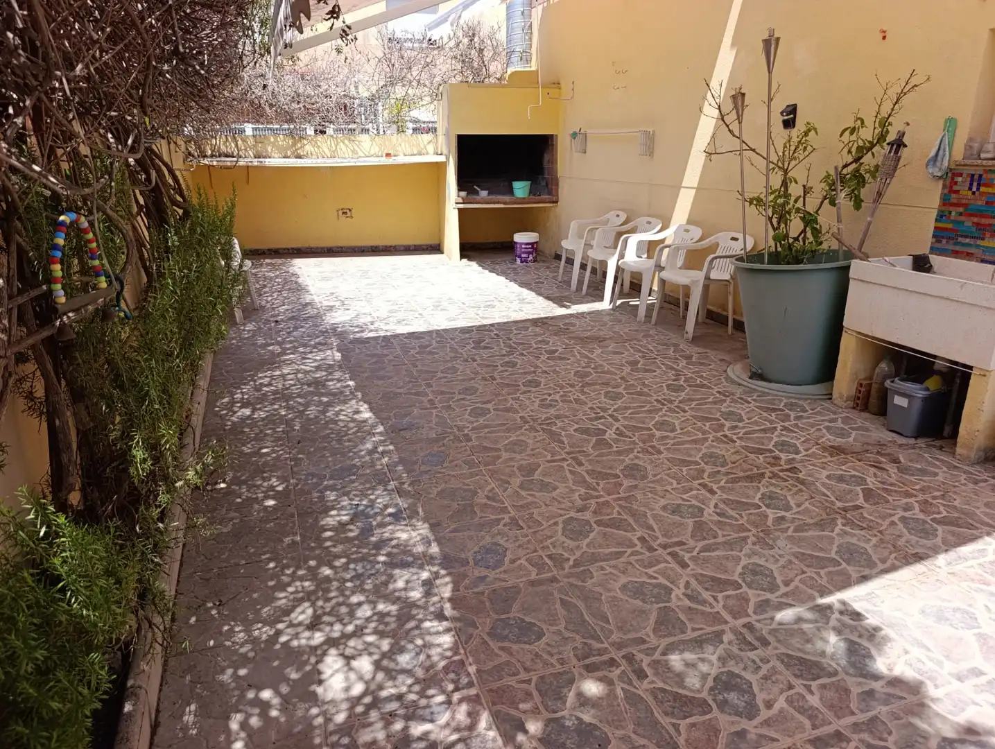 Terrassa de Casa adosada en venda en Almazora / Almassora amb Aire condicionat, Calefacció i Jardí privat