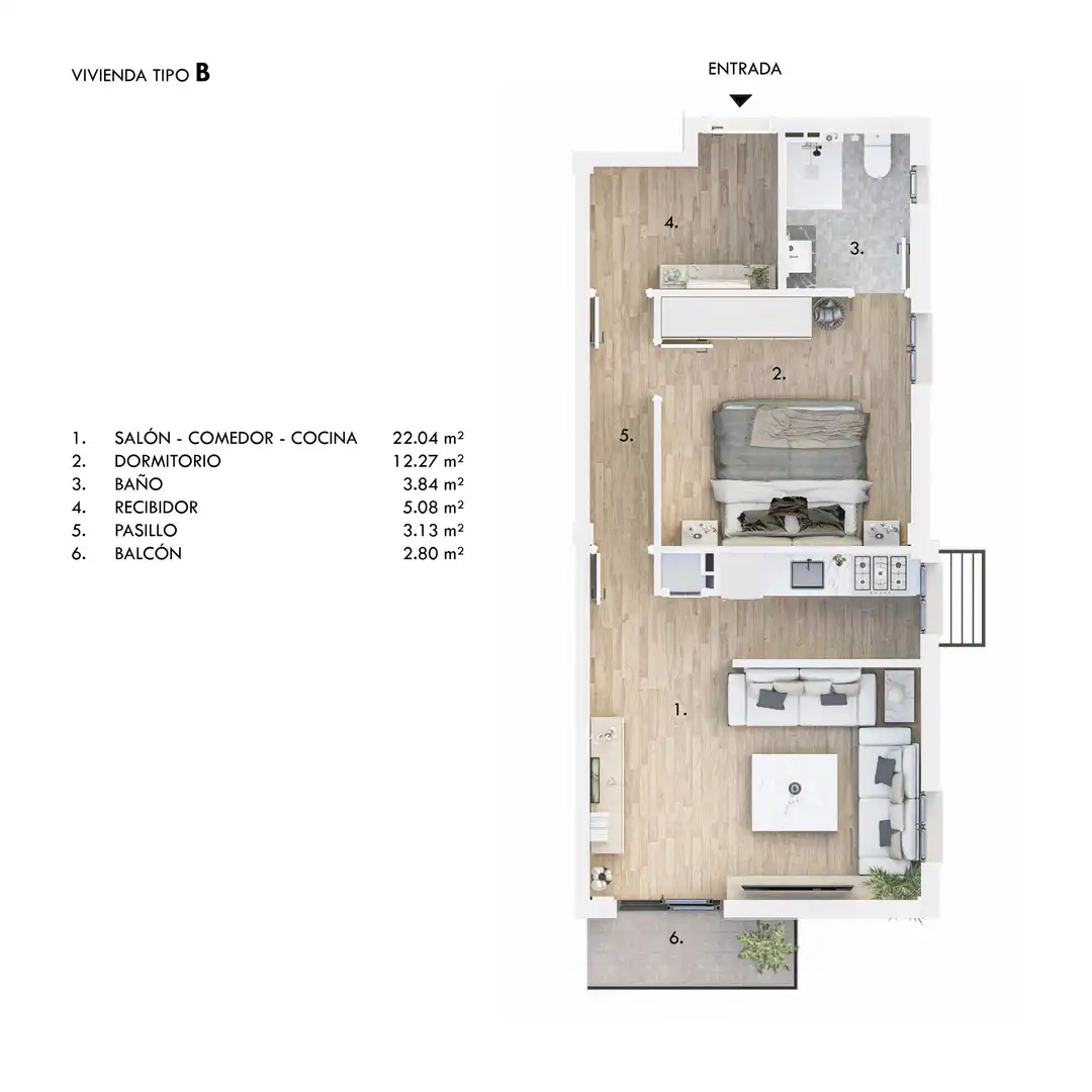 Piso con terraza en venta en Avenida de la Constitución 49, imagen 4