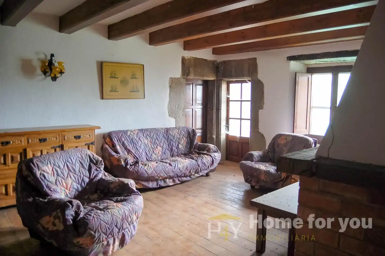 Living room of Country homes for sale in Vidrà  with Private garden, Terrace and Balcony
