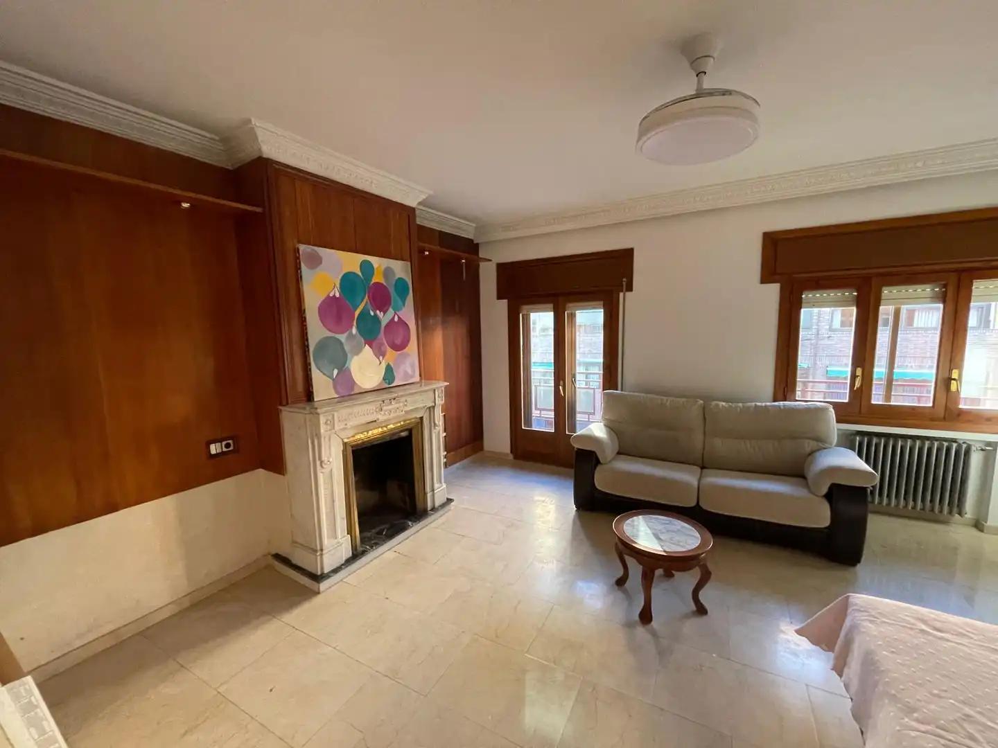 Sala de estar de Piso de alquiler en Guadalajara con Calefacción, Parquet y Terraza
