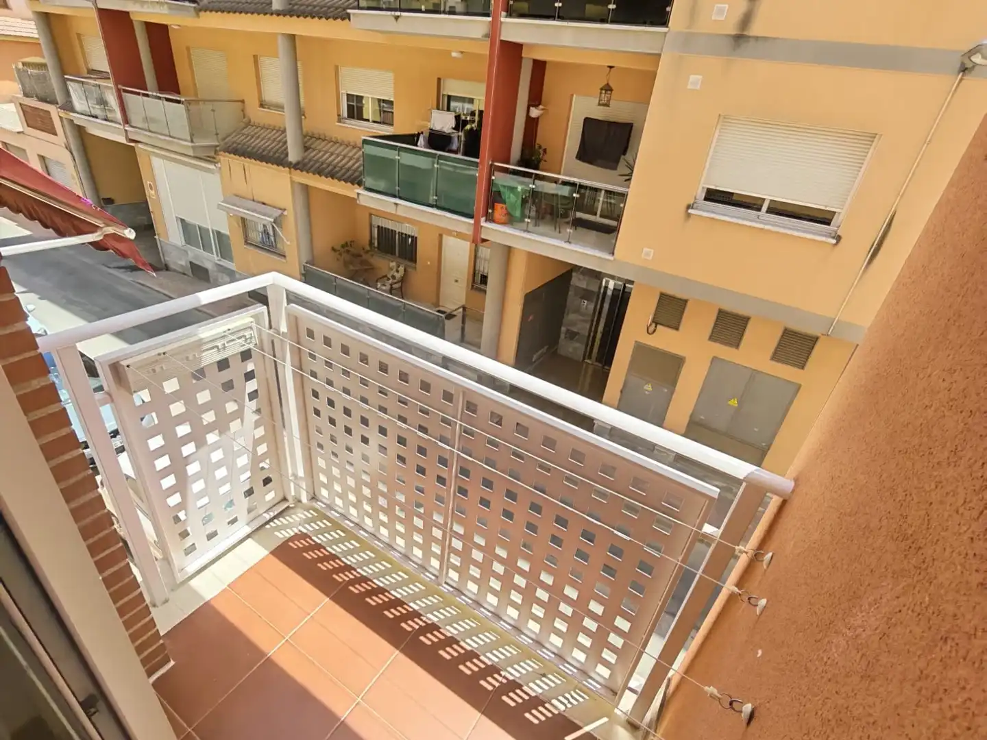 Terraza de Piso de alquiler en Murcia con Aire acondicionado, Calefacción y Lavadora