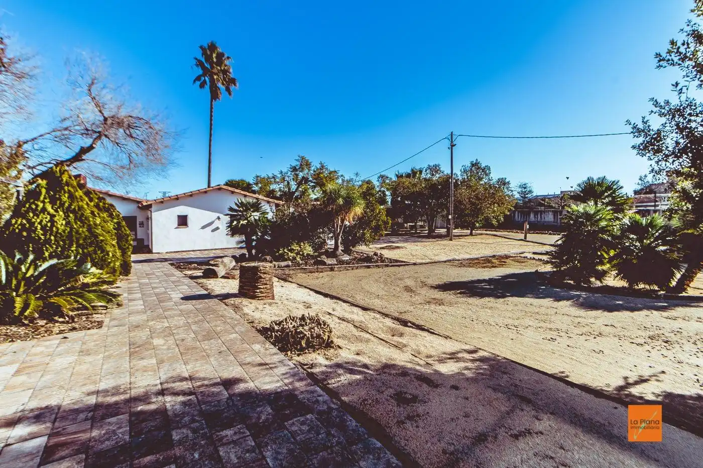 Vista exterior de Casa o chalet en venta en Santa Bàrbara con Calefacción, Jardín privado y Parquet