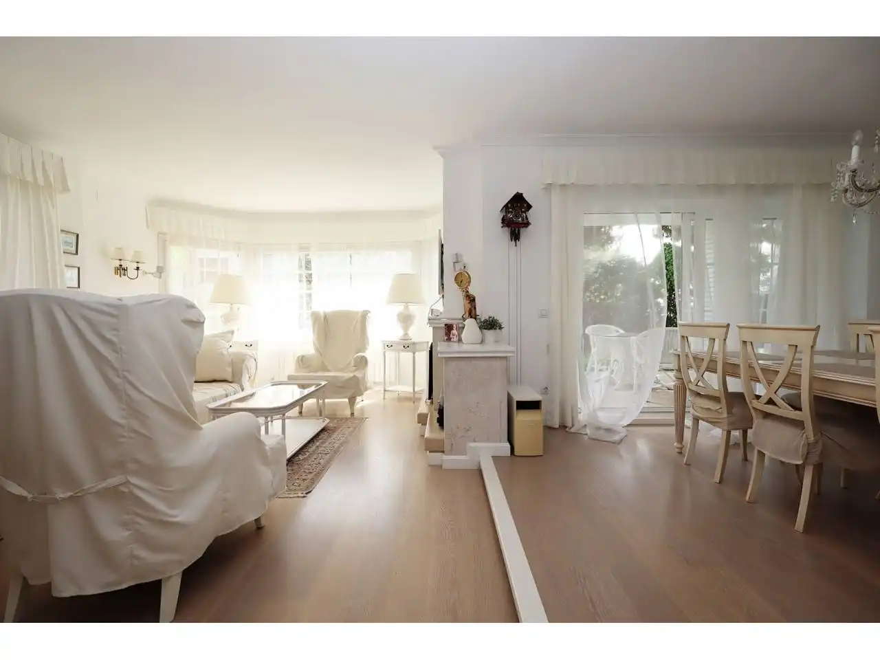 Sala d'estar de Casa o xalet en venda en Lloret de Mar amb Aire condicionat, Jardí privat i Terrassa