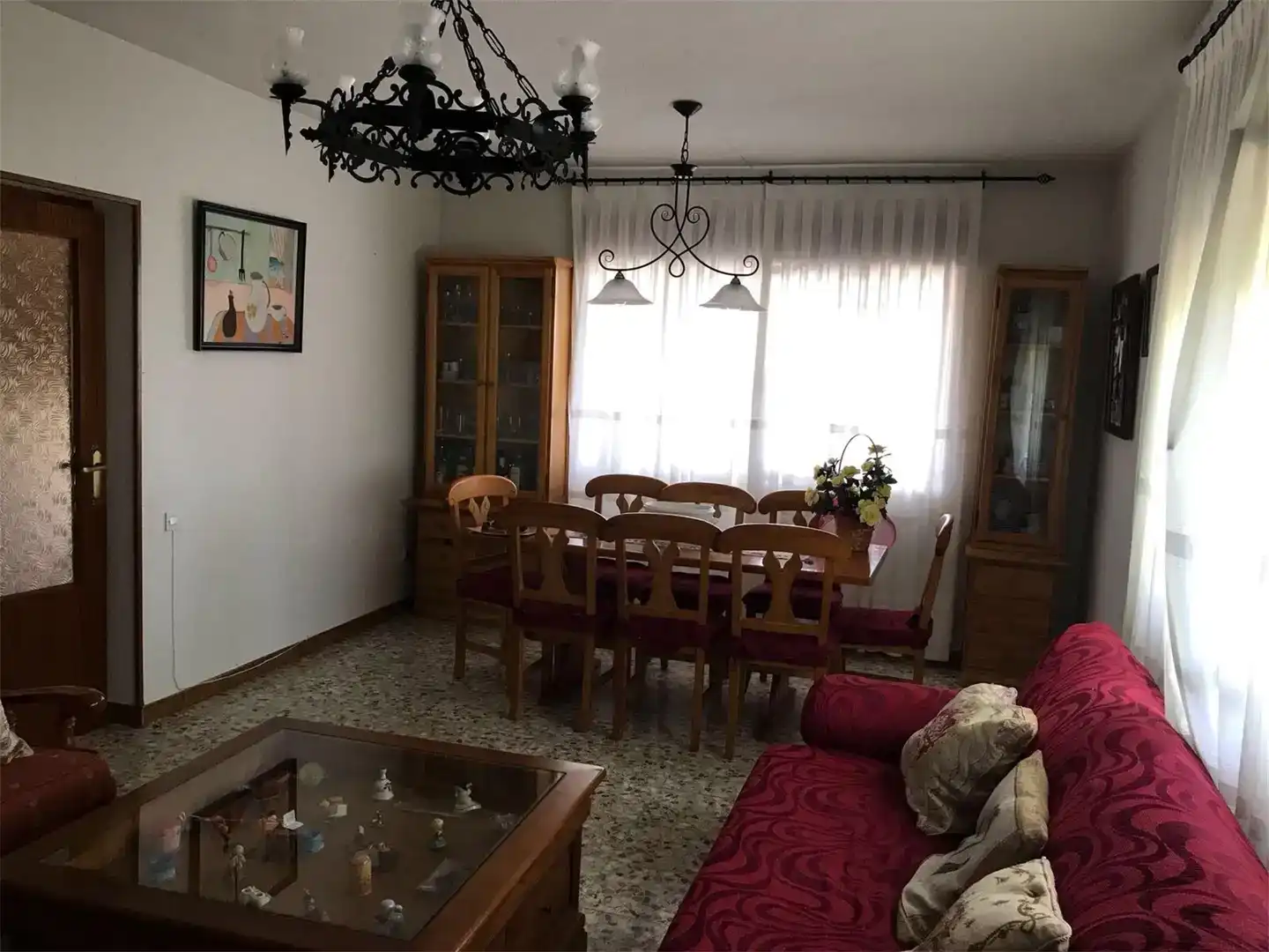 Sala de estar de Casa o chalet en venta en Fontiveros con Jardín privado, Amueblado y Horno