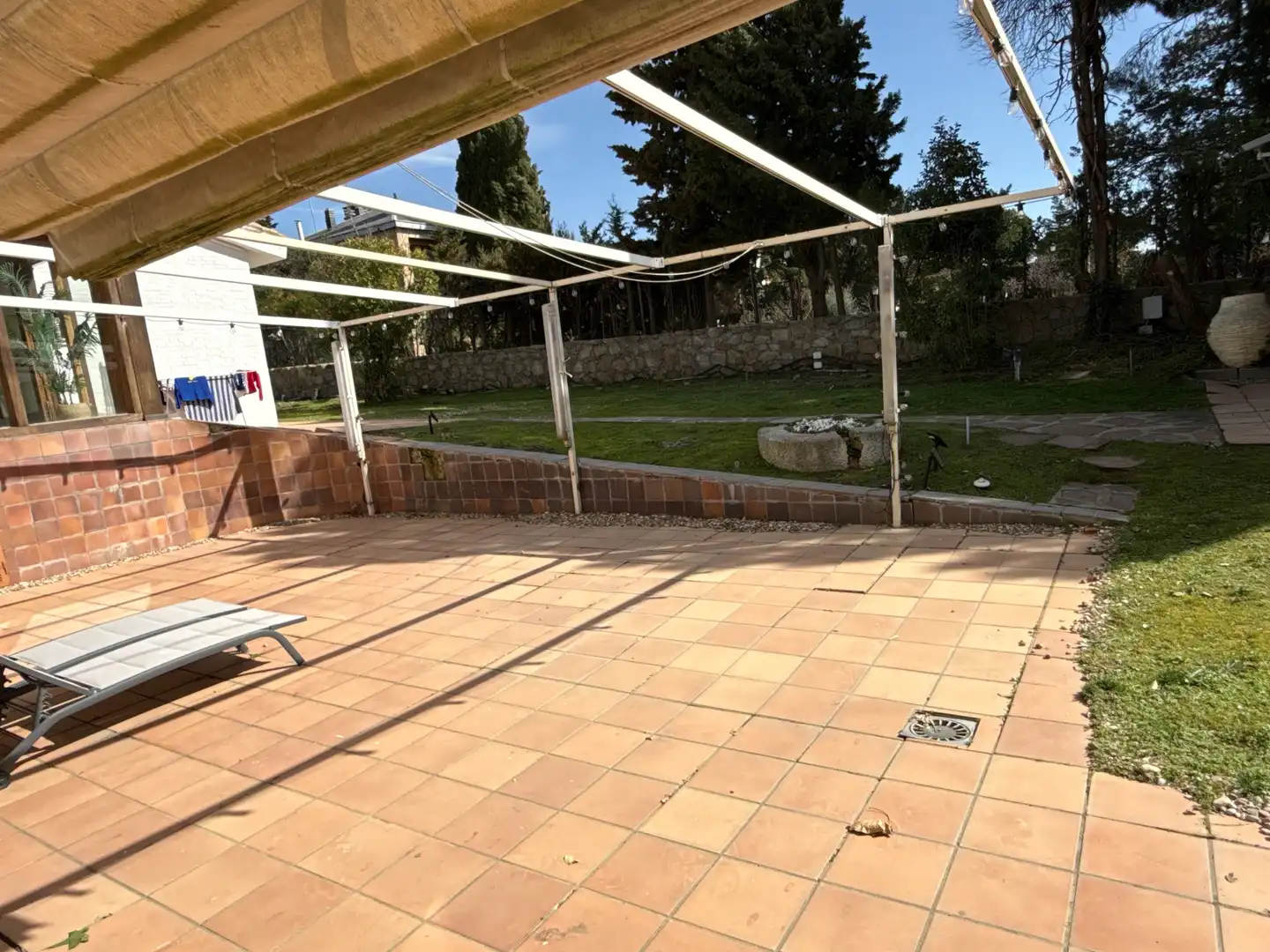 Terraza de Casa o chalet en venta en Las Rozas de Madrid con Aire acondicionado, Calefacción y Jardín privado