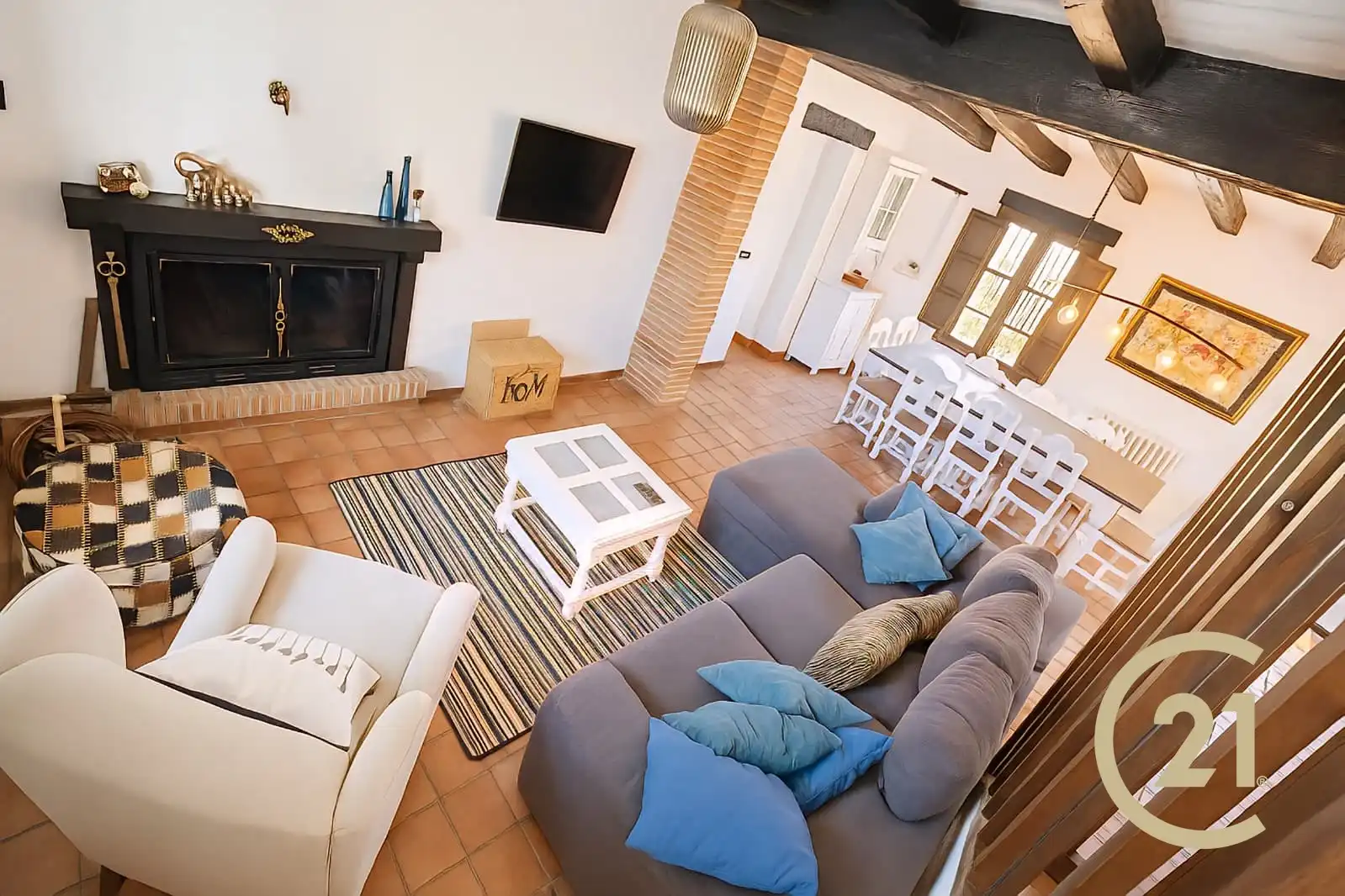 Sala de estar de Casa o chalet en venta en Ronda con Calefacción, Jardín privado y Terraza