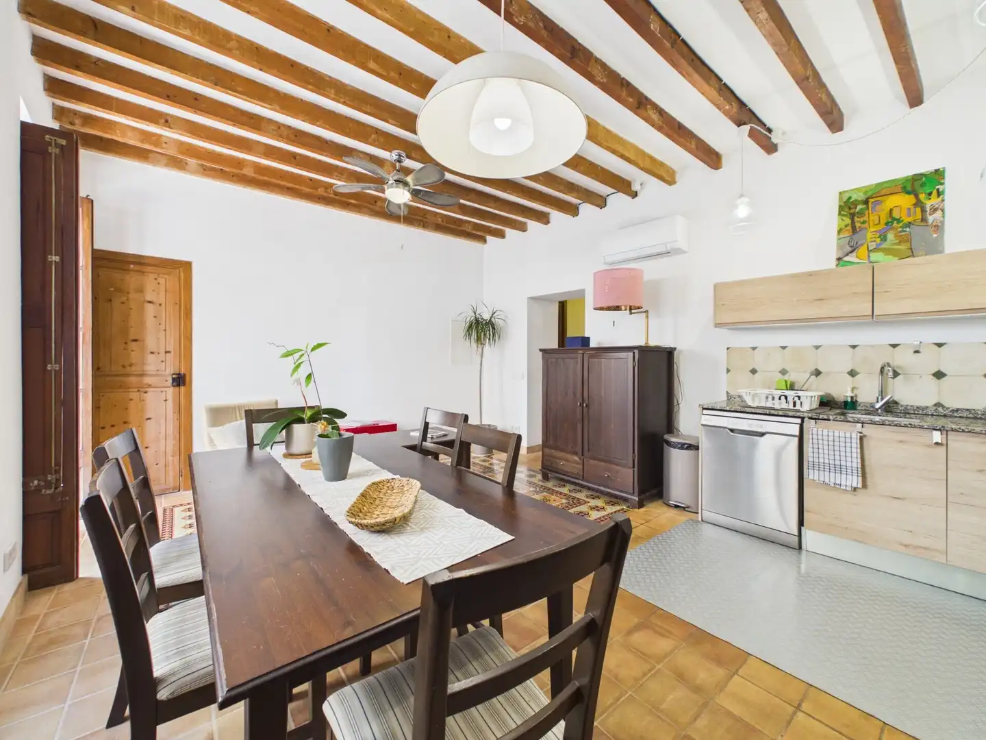 Kitchen of Flat for rent in  Palma de Mallorca  with Air Conditioner and Pets allowed