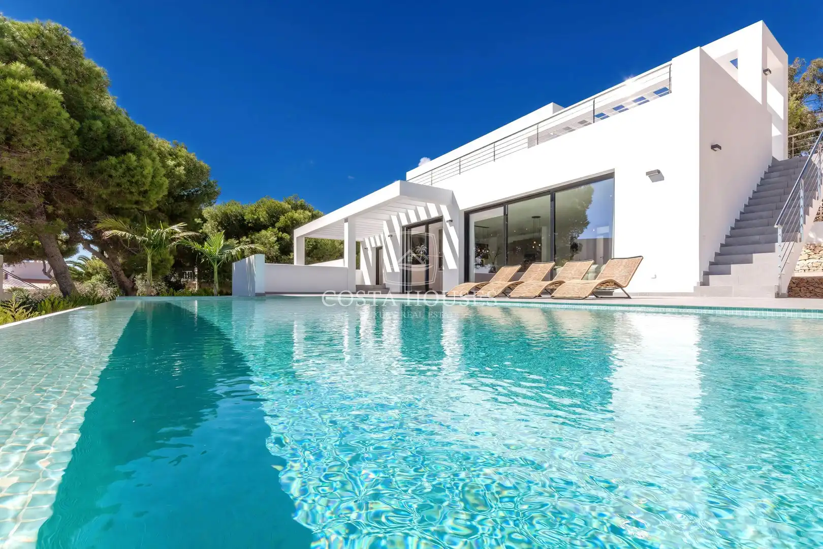 Exterior view of Houses for sale in Jávea / Xàbia  with Air Conditioner, Private garden and Terrace