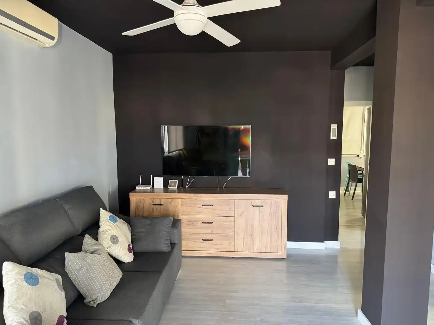 Wohnzimmer von Wohnungen zum Verkauf in Los Alcázares mit Klimaanlage, Schwimmbad und Balkon