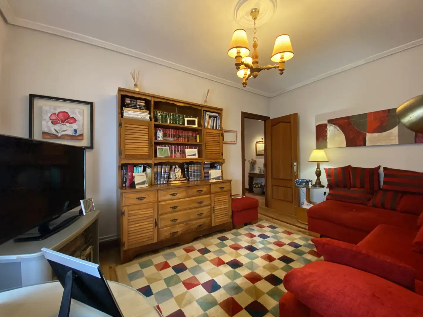 Living room of Detached homes for sale in Torrelavega   with Heating, Private garden and Parquet flooring