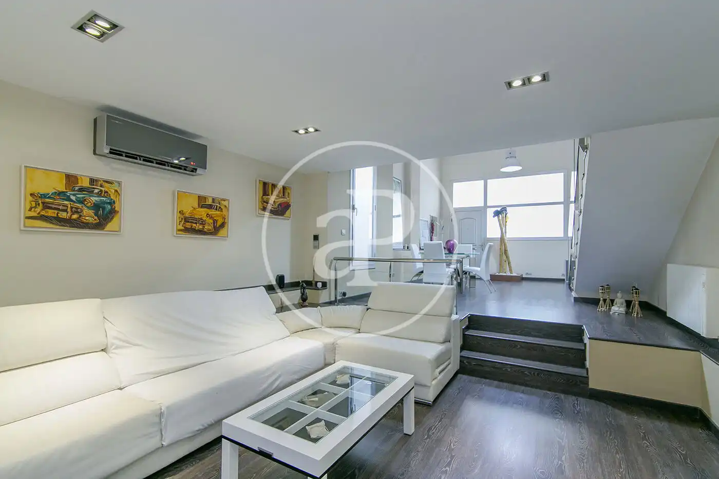 Sala de estar de Piso en venta en Sant Just Desvern con Aire acondicionado, Calefacción y Terraza