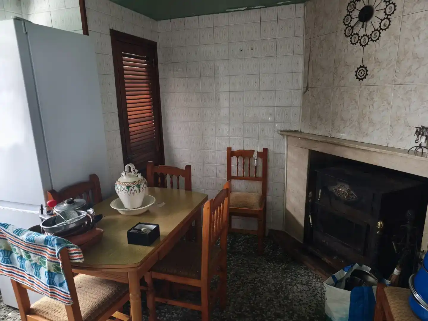 Menjador de Casa adosada en venda en Macastre amb Aire condicionat, Traster i Moblat