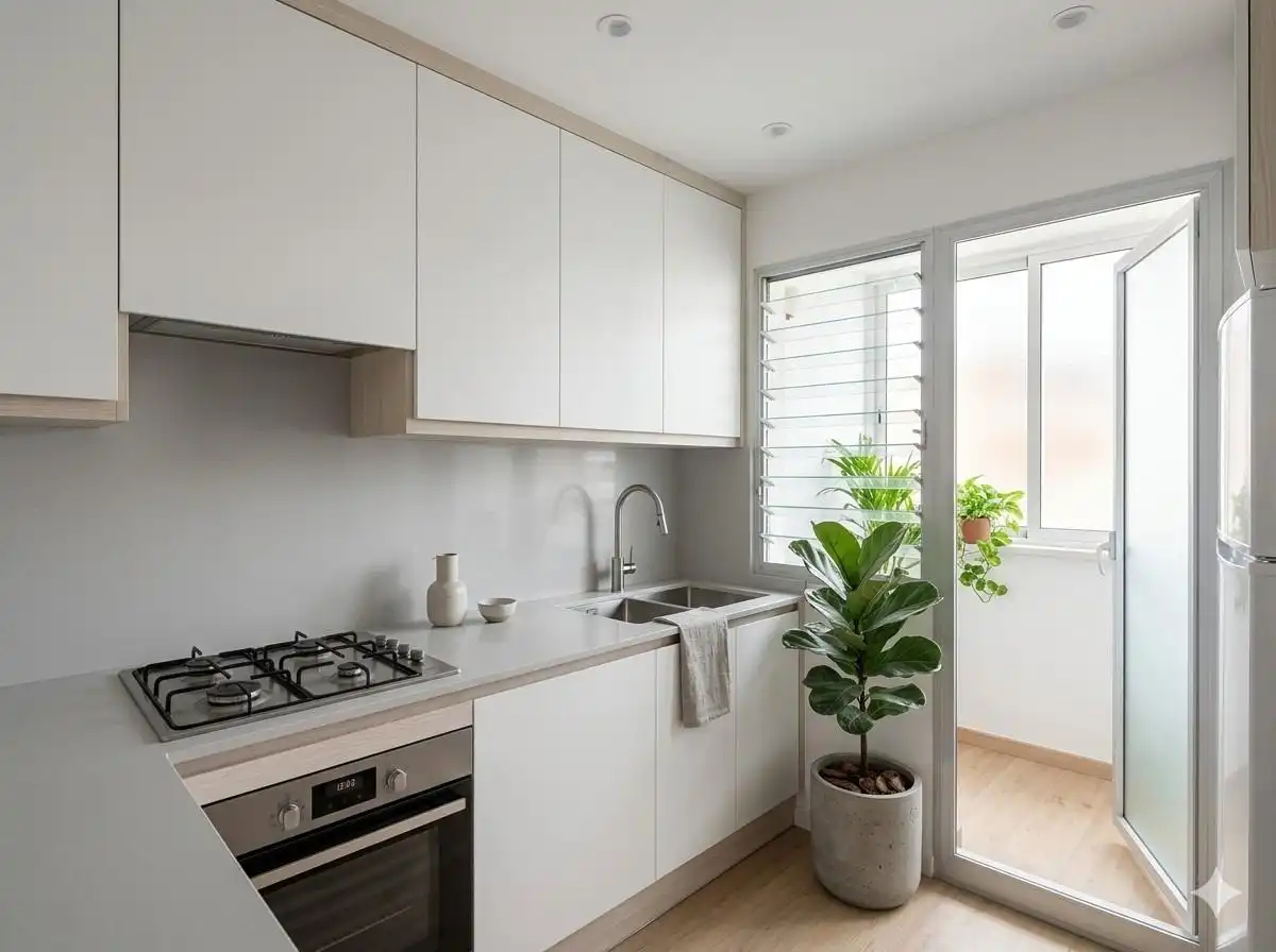 Kitchen of Flat for sale in Murcia  with Air Conditioner and Balcony
