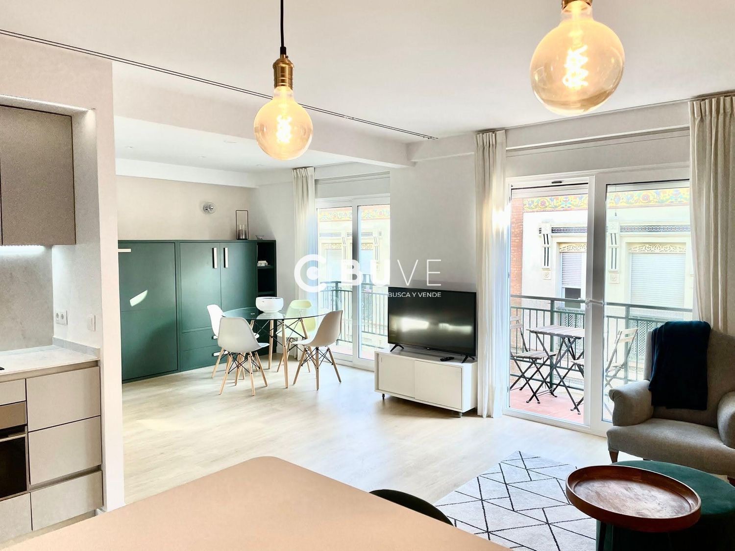 Living room of Attic for sale in  Sevilla Capital  with Air Conditioner, Heating and Terrace