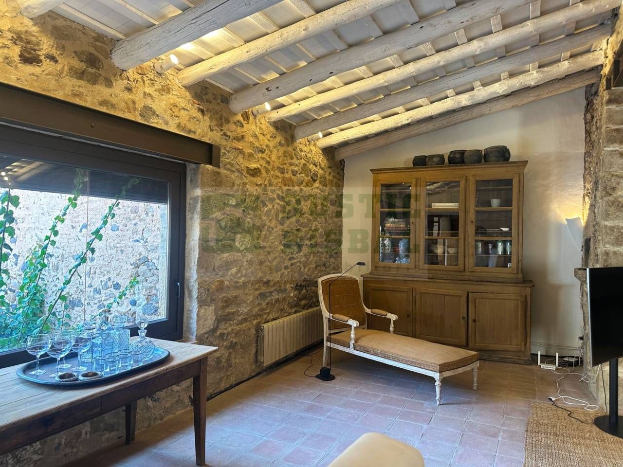 Sala d'estar de Finca rústica en venda en Rupià amb Aire condicionat, Calefacció i Terrassa