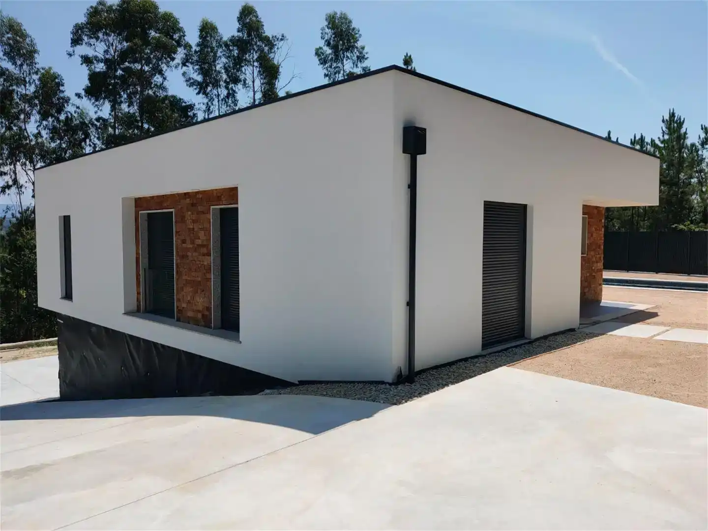 Vista exterior de Casa o xalet en venda en Salvaterra de Miño amb Piscina