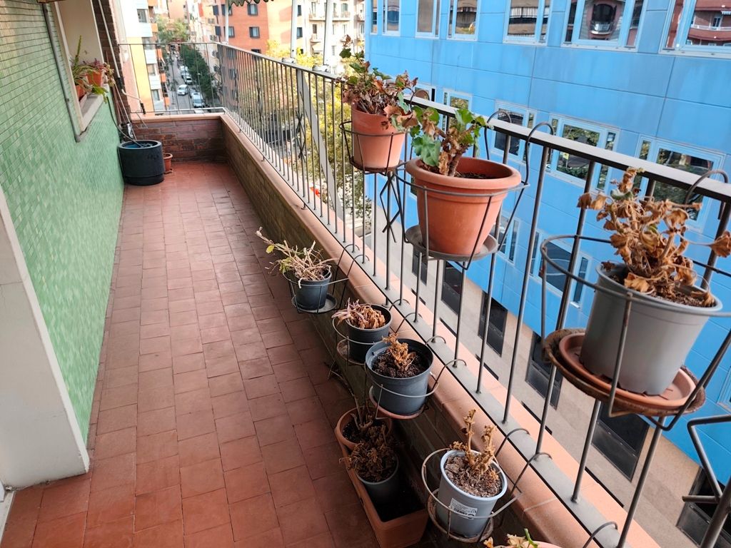 Balcony of Flat for sale in  Barcelona Capital  with Air Conditioner, Heating and Parquet flooring