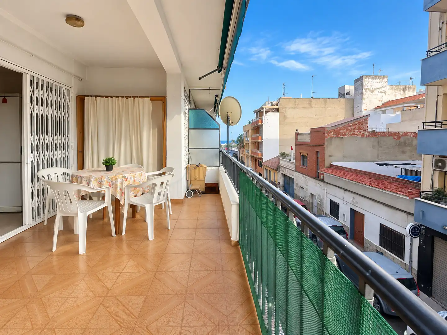 Balcony of Flat for sale in Sagunto / Sagunt  with Terrace, Furnished and Oven