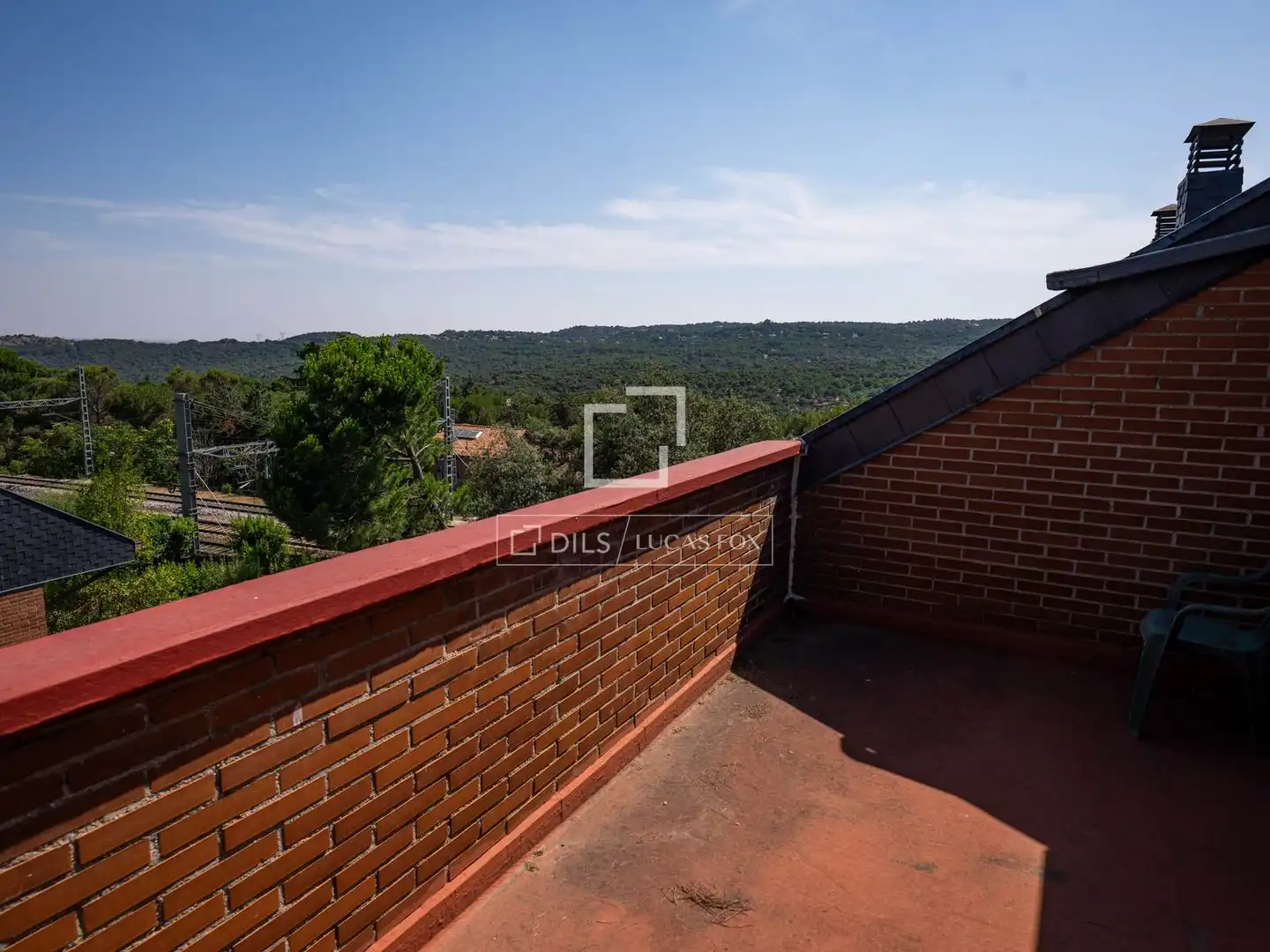Terraza de Casa o chalet de alquiler en Galapagar con Calefacción, Jardín privado y Terraza
