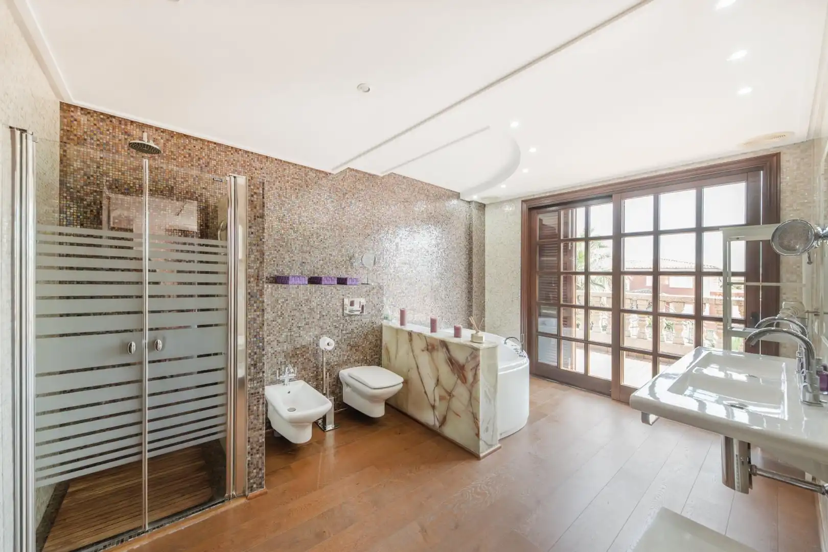 Bany de Casa o xalet de lloguer en Marratxí amb Aire condicionat, Jardí privat i Parquet