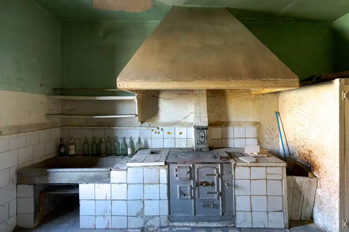 Cuina de Casa o xalet en venda en Casalarreina amb Jardí privat