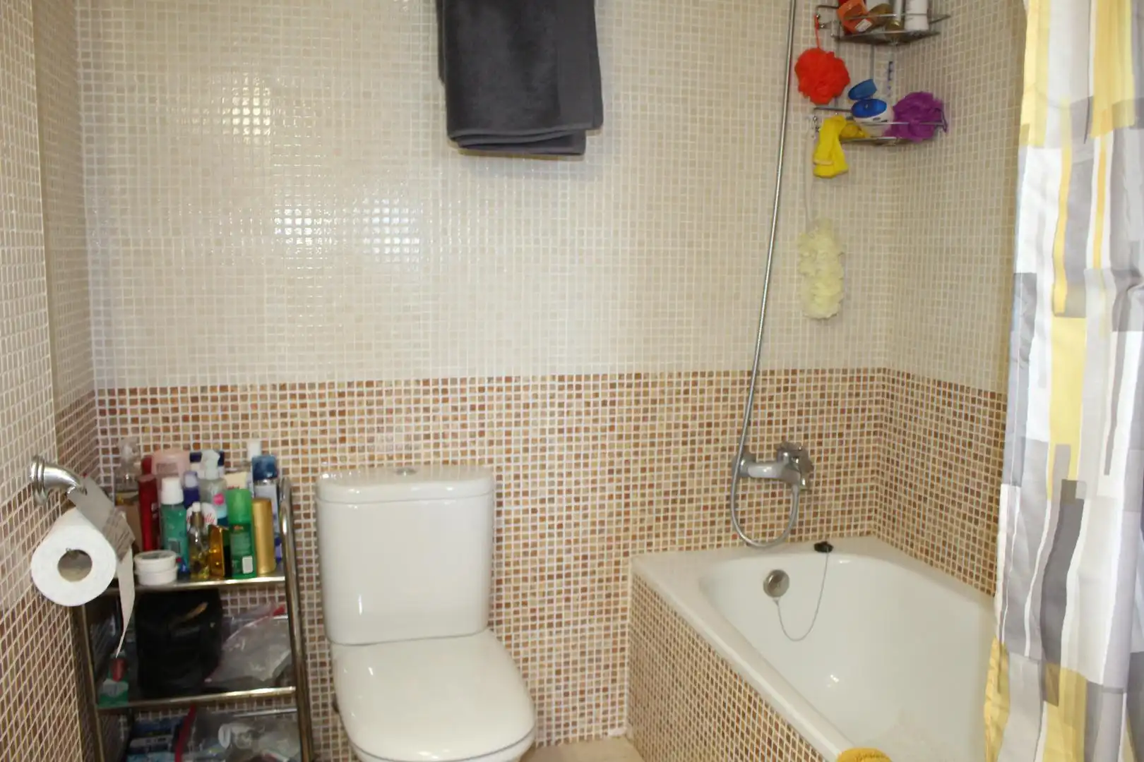 Bany de Apartament en venda en Vícar amb Aire condicionat, Jardí privat i Terrassa