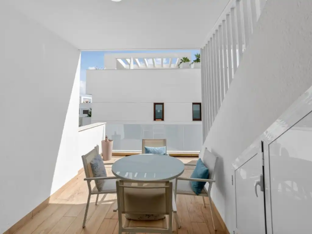 Terrace of Attic for sale in Torrevieja  with Air Conditioner, Heating and Furnished