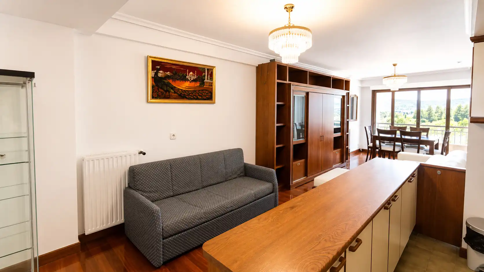 Sala d'estar de Pis en venda en Eibar amb Calefacció, Parquet i Moblat