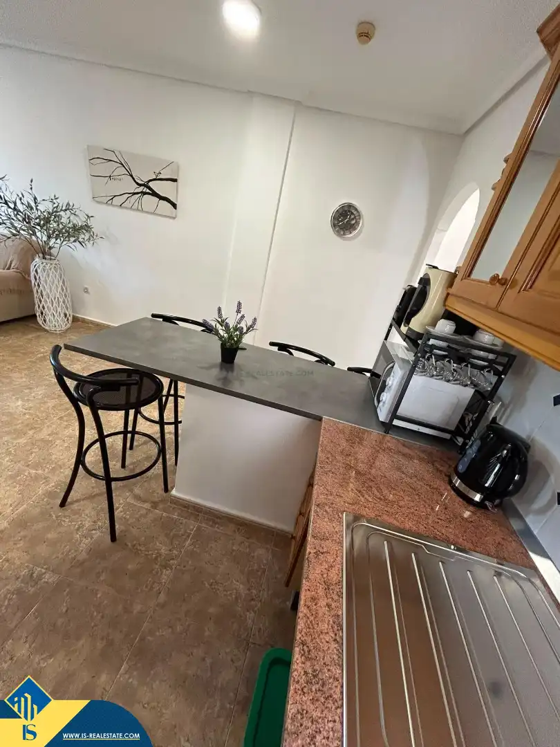 Kitchen of Flat for sale in Orihuela  with Terrace, Furnished and Oven