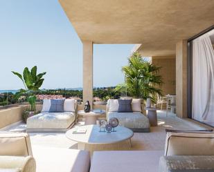 Terrace of Apartment for sale in Benalmádena  with Air Conditioner, Heating and Private garden