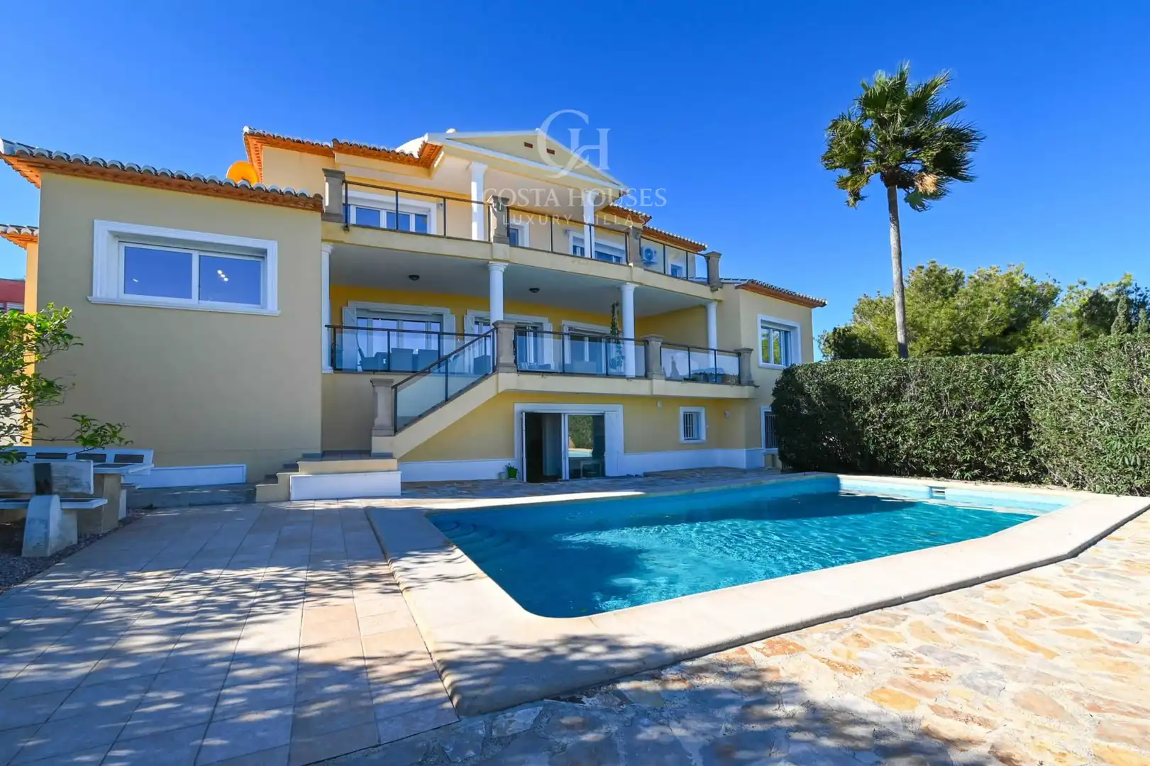 Exterior view of Houses for sale in Jávea / Xàbia  with Air Conditioner, Private garden and Parquet flooring
