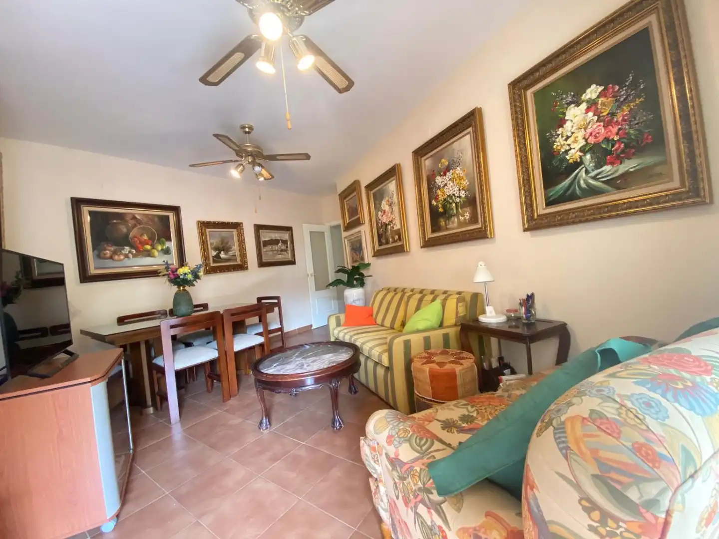 Sala de estar de Apartamento en venta en Islantilla con Terraza y Amueblado