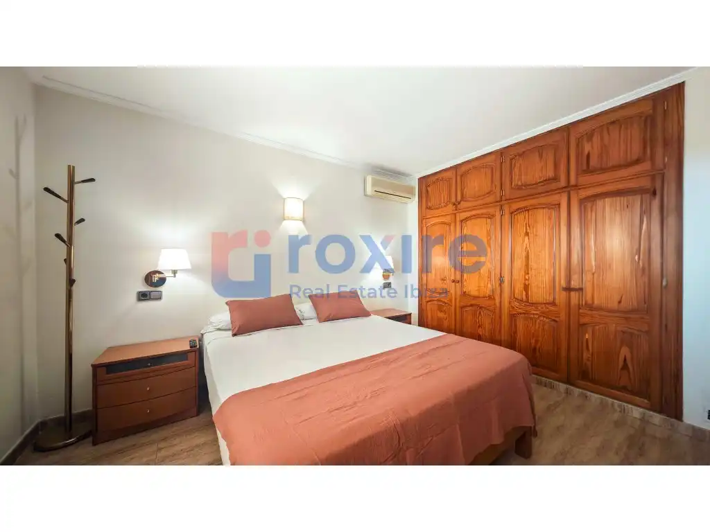 Bedroom of Houses for rent in Sant Antoni de Portmany  with Air Conditioner, Private garden and Terrace