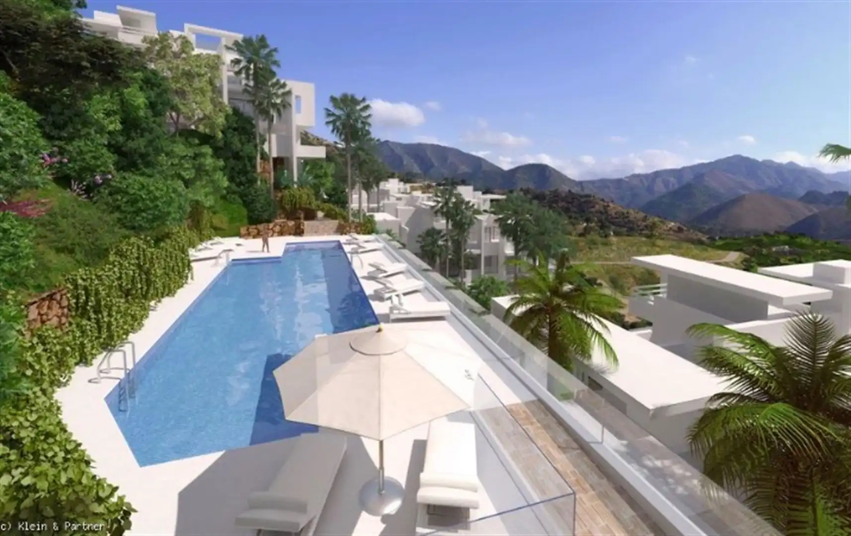 Exterior view of Flat for sale in Ojén  with Air Conditioner, Private garden and Terrace