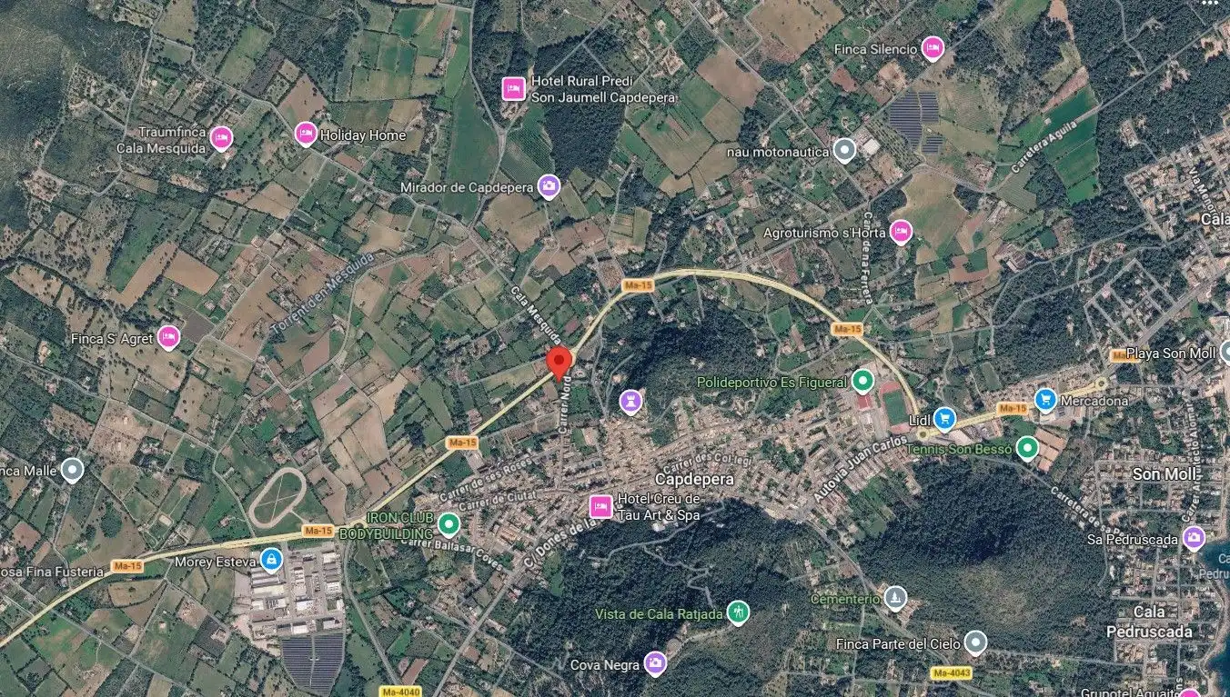 Terreno en venta en Capdepera