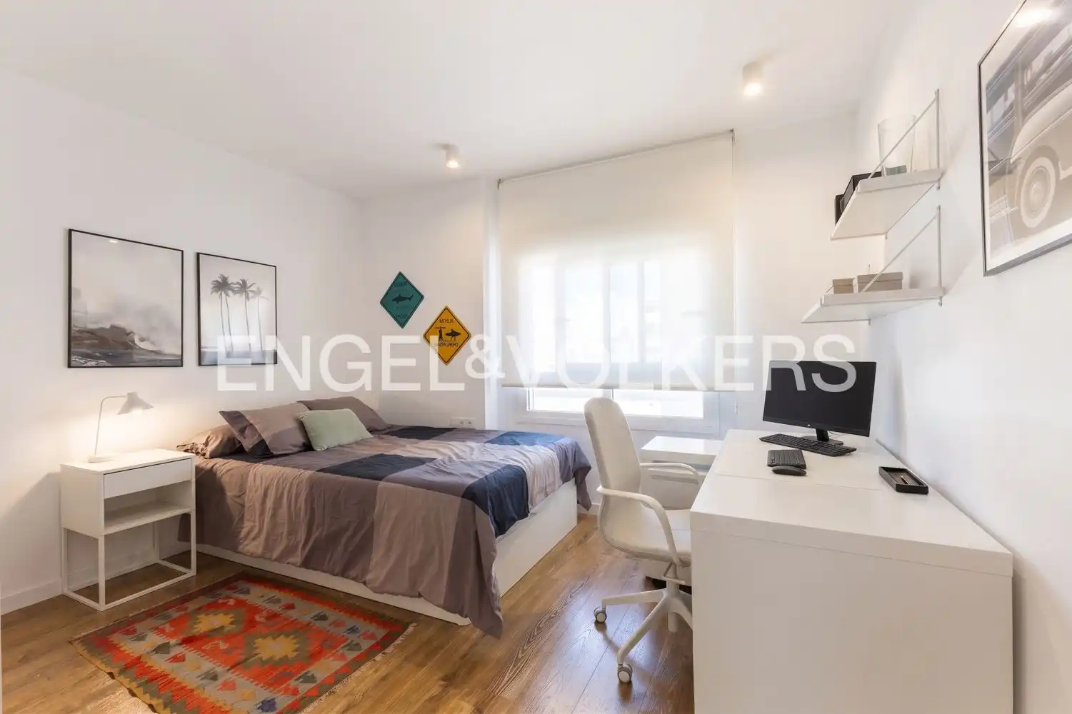 Schlafzimmer von Wohnung zur Miete in Extramurs