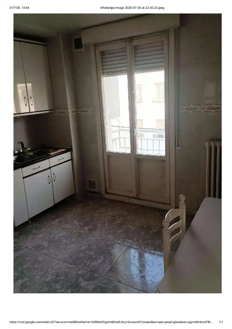 Kitchen of Flat for sale in  Pamplona / Iruña  with Parquet flooring and Balcony