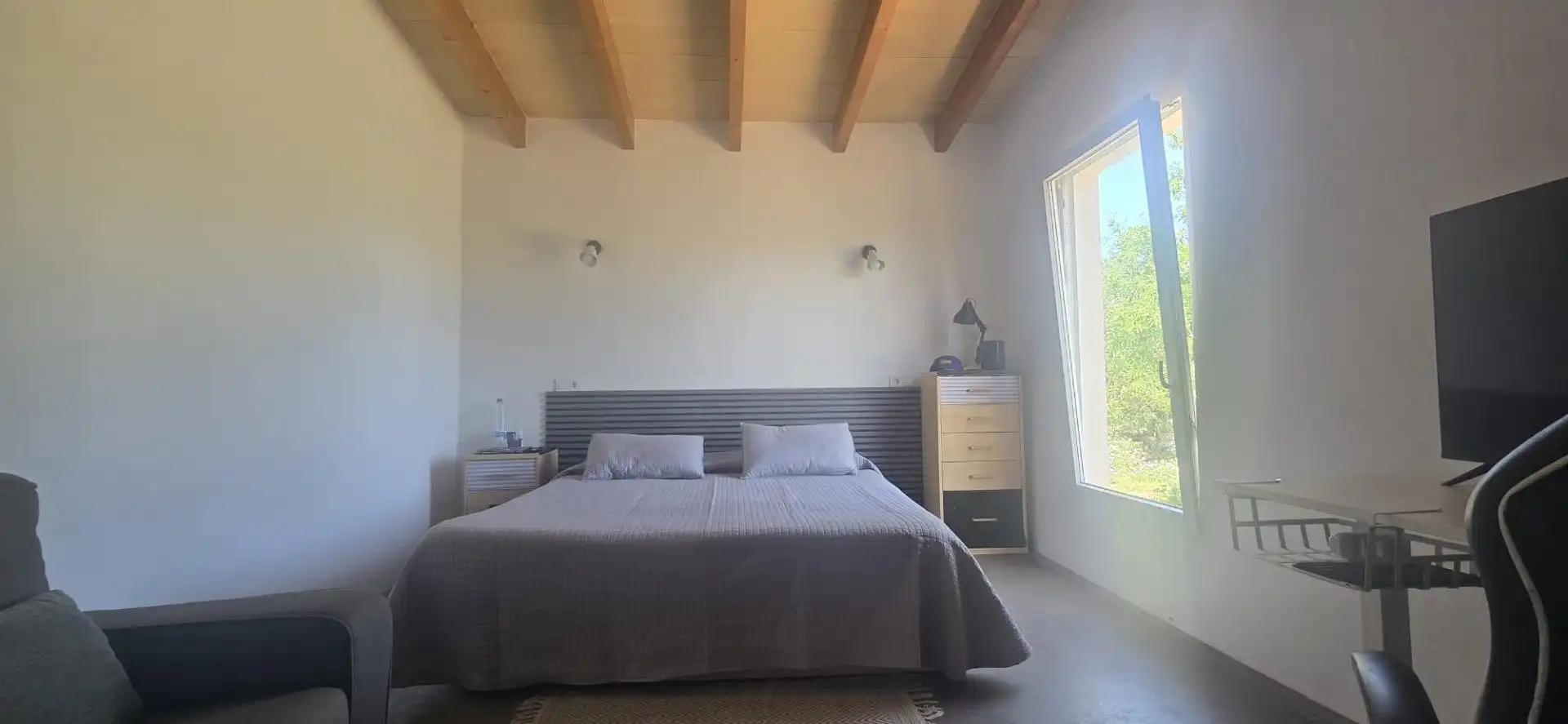 Schlafzimmer von Country house zum Verkauf in Santanyí mit Klimaanlage, Privatgarten und Terrasse
