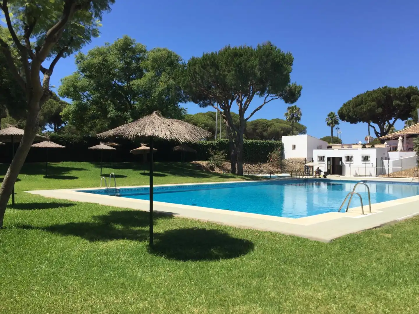 Piscina de Piso de alquiler en El Portil con Jardín privado, Terraza y Piscina