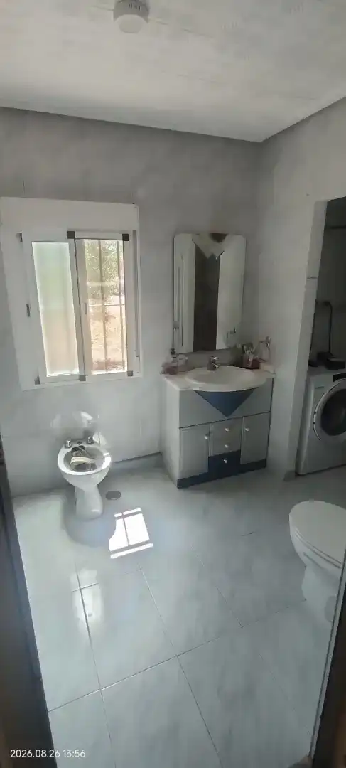 Bany de Finca rústica en venda en Santa Cruz de Mudela amb Jardí privat, Traster i Piscina