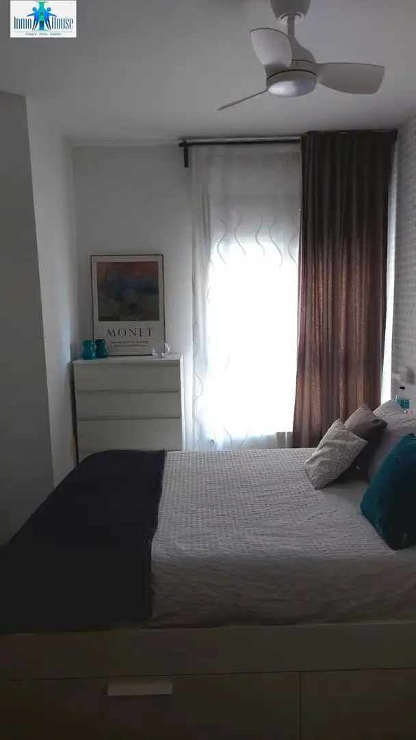 Bedroom of Flat for sale in Albacete  with Air Conditioner, Heating and Furnished