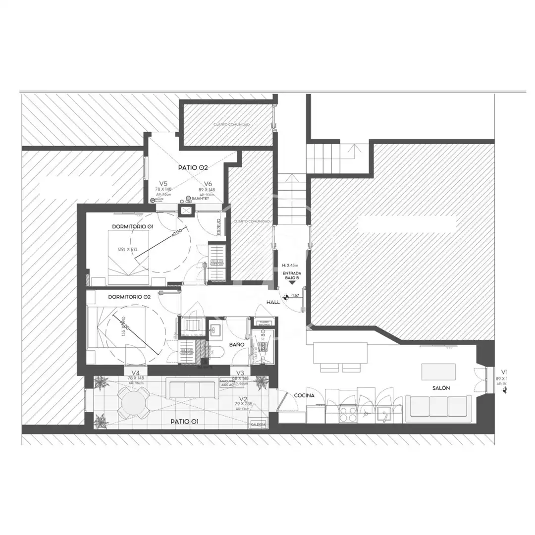 Piso en venta en Madrid con Aire acondicionado, Calefacción y Jardín privado
