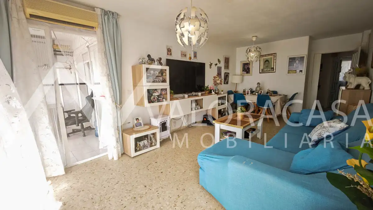 Sala de estar de Piso en venta en Málaga con Amueblado
